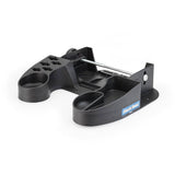 Park Tool TSB-2.2 tilting truing stand base for TS-2, TS-2.2, and TS-2.3 wheel stands in a workshop setting