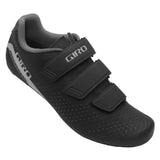 Giro Stylus Women's Road Cycling Shoes with Velcro straps and 3-bolt cleat compatibility, shown from the side.