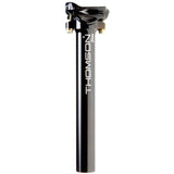 Thomson Elite inline bike seatpost for road and mountain bikes, showcasing durable, high-strength aluminum construction.