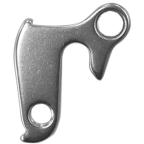 M Part gear hanger for bike frames, durable bike component protector suitable for various bike brands, shown attached to a bike frame.