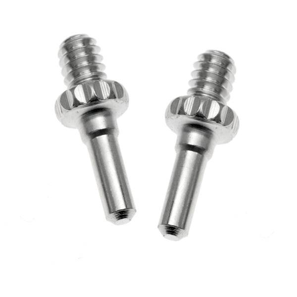 Pair of Park Tool replacement chain tool pins for CT-2, CT-3, CT-5, and CT-7 bicycle chain repair workshop tools.