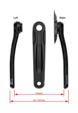 FSA Ebike Chainset CK-761 G2T ISIS Drive black anodized crankset with components for e-bike drivetrain.