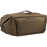Thule RoundTrip Bike Duffel 70L cycling gear travel bag with organized compartments and durable design for cycling trips.