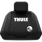 Thule SmartRack XT Squarebar 135 universal roof rack mounted on raised railings, showcasing its durable design and secure fit.