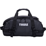 Thule Chasm Recycled 30L duffel bag with convertible backpack straps, made from eco-friendly materials, shown on a plain background.