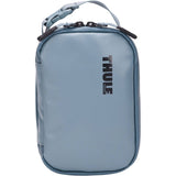 Thule Chasm Small Gear Cube in Pond Gray, weather-resistant travel organizer bag with multiple compartments for accessories.