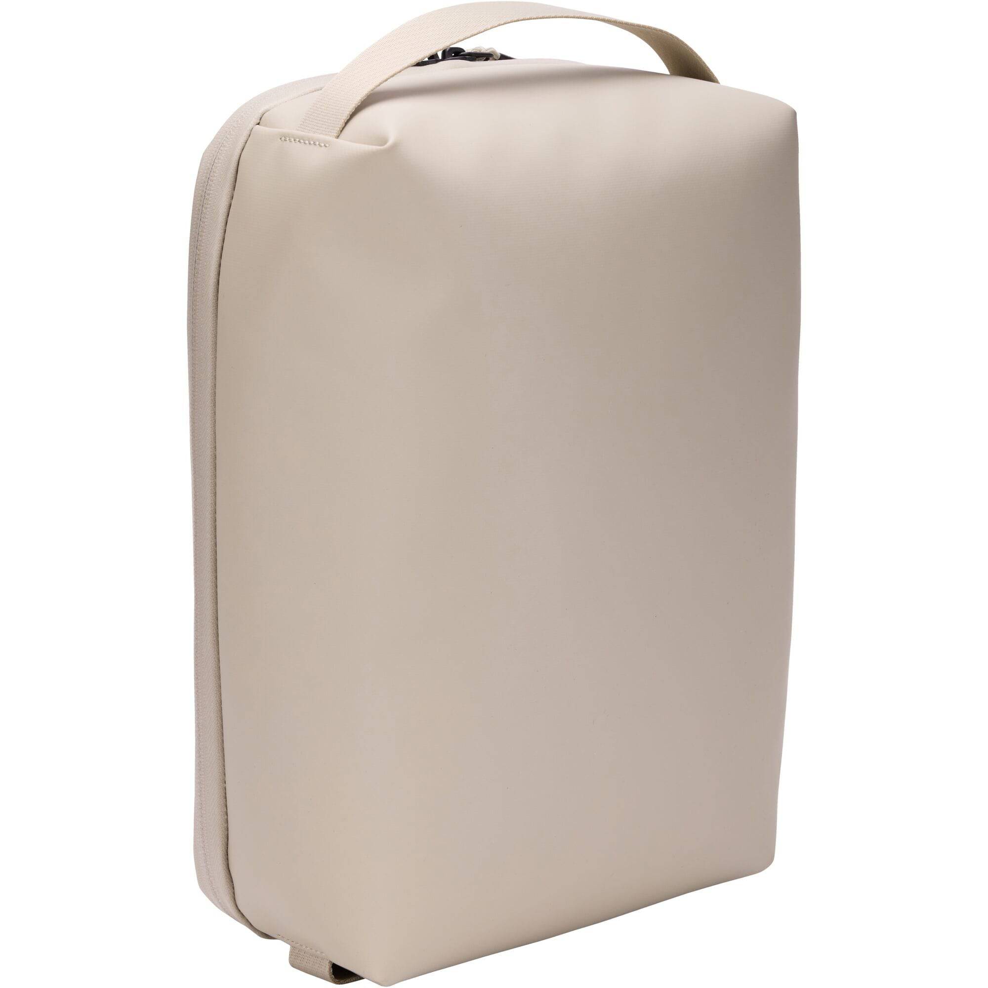 Thule Chasm Medium Gear Cube Soft Sand weather-resistant organizer bag with multiple compartments for accessories.