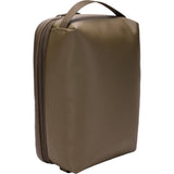 Thule Chasm Large Gear Cube in Deep Khaki, weather-resistant travel organizer with multiple compartments for gear storage.