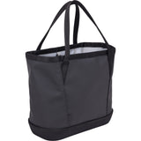 Thule Chasm Gear Tote 30L outdoor gear bag with water-resistant fabric and reflective trim, designed for durable outdoor accessories.