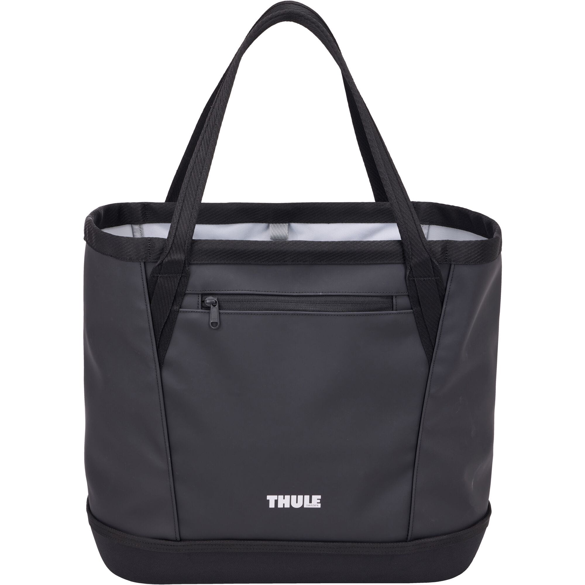 Thule Chasm Gear Tote 30L outdoor gear bag with durable water-resistant fabric and reflective trim, accessory for outdoor adventures.
