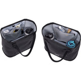 Thule Chasm Gear Tote 30L outdoor gear bag with water-resistant fabric and reflective trim, designed for durable outdoor accessories.