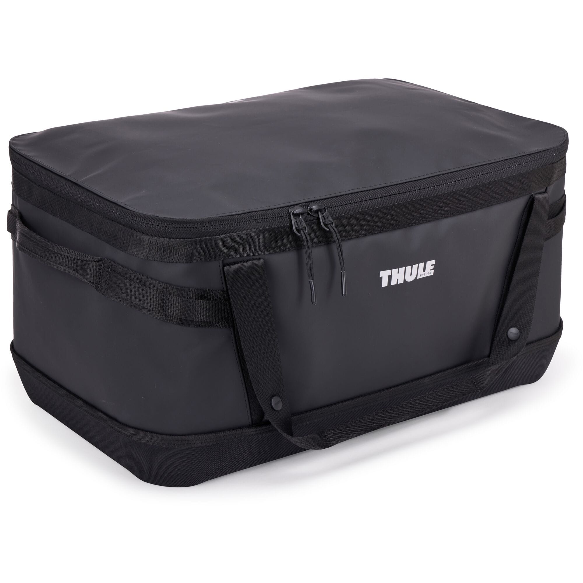 Thule Chasm Gear Hauler waterproof semi-rigid storage bag for travel and camping accessories, durable and versatile.
