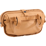 Thule Chasm Handlebar Bag 2L with removable pouch and water-resistant design, mounted on a bicycle handlebar.