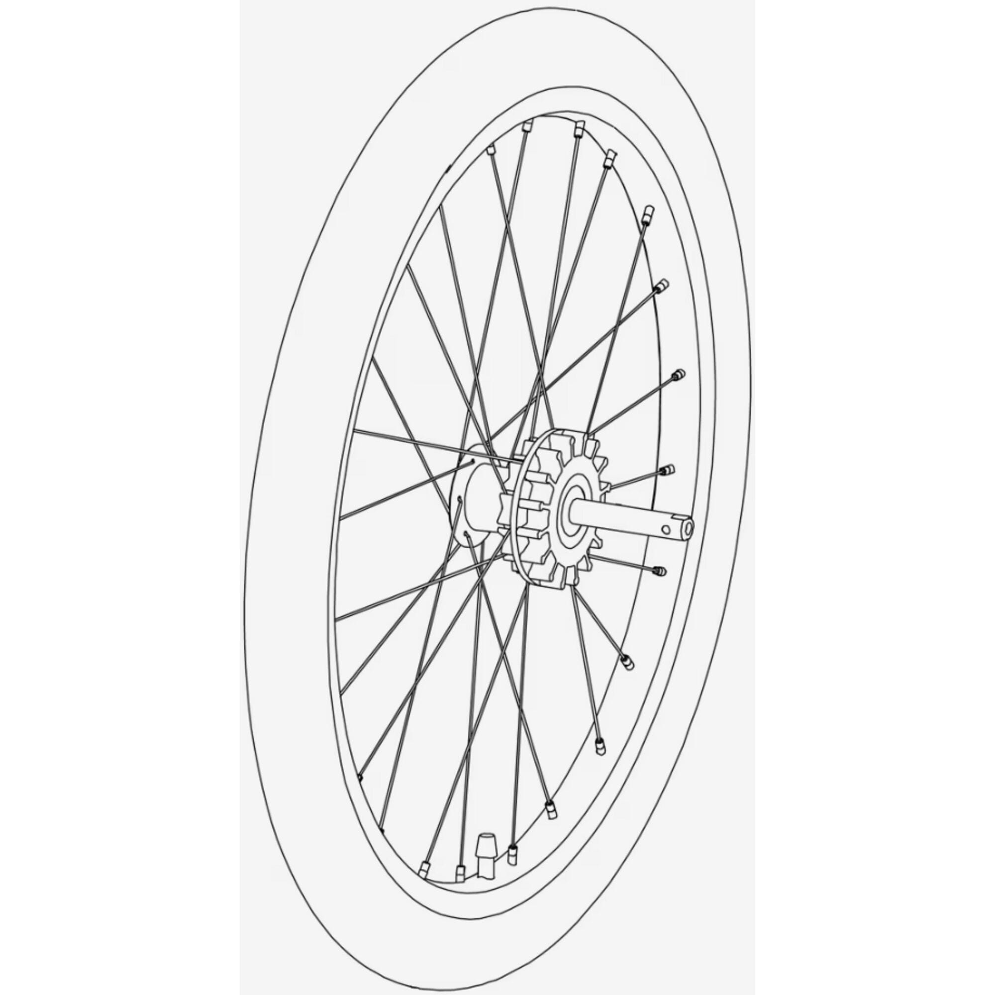 Thule Wheel assembly - Thule Coaster XT