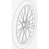Thule Wheel assembly - Thule Coaster XT