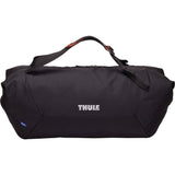 Thule GoPack Duffel Set 4-Pack in black with backpack conversion, showing versatile travel bags and accessories for organized travel.
