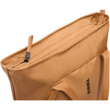 Thule Chasm Tote InLock 25L water-resistant bike rack compatible tote bag with adjustable straps and durable design.