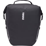 Thule Shield 22L waterproof bike pannier with InLock system and laptop compartment, designed for durable cycling accessories.