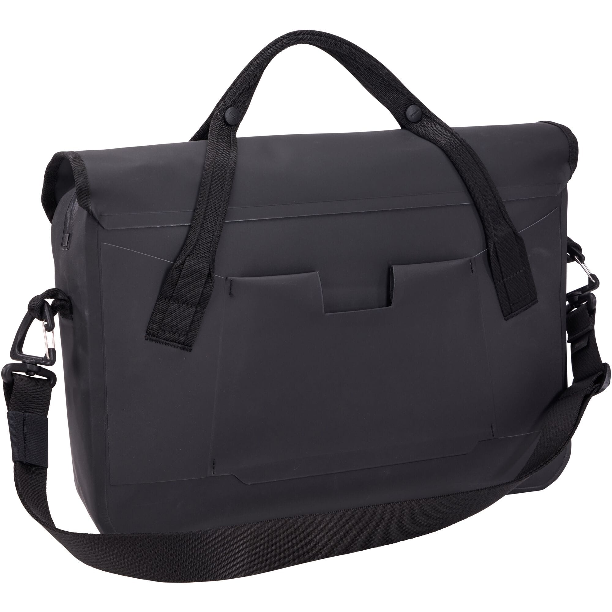 Thule Shield Attache 16-inch waterproof bike pannier with InLock system, designed for carrying laptops and accessories on bikes.