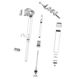 Rockshox Spare - Seatpost Post Clamp Kit - (Includes Clamp, Nuts & Bolts) - Reverb Stealth C1 (2020): | Swinnerton Cycles