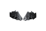Topeak Spare Seat Stay Brackets with hook and loop straps for Roadie Rack, black bike accessories for securing racks.