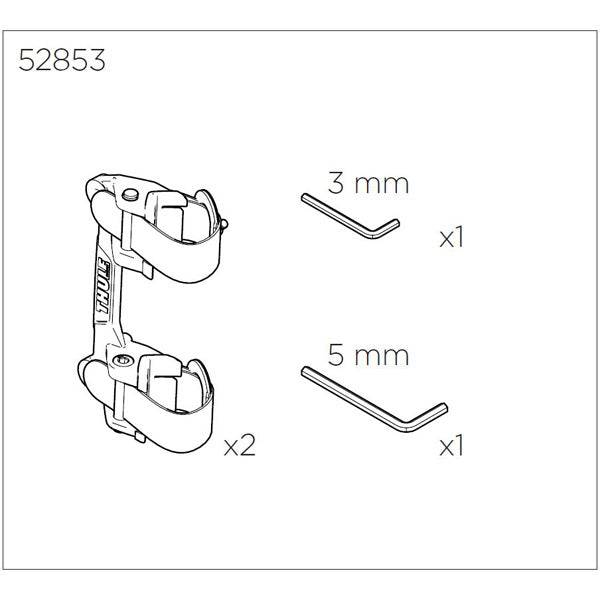Thule Pack'n Pedal Bracket Kit accessory for Tour Rack XT bike rack, supporting replacement and accessory attachment.