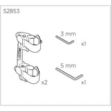 Thule Pack'n Pedal Bracket Kit accessory for Tour Rack XT bike rack, supporting replacement and accessory attachment.