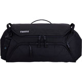 Thule RoundTrip Bike Duffel 55L cycling gear bag with organized compartments and durable fabric for bike travel accessories.