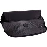 Thule RoundTrip MTB bike case with integrated work stand, designed for mountain and road bikes, showing the sturdy case and stand setup.