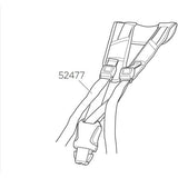 Thule RideAlong replacement harness for rear child bike seat showing adjustable straps and safety buckles.