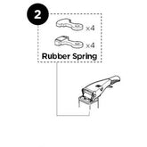Thule 54185 rubber spring spare part kit for car rack accessories, used for replacement and maintenance.