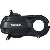 Shimano STEPS SM-DUE50 drive unit cover with screws for city e-bikes, showcasing the component's protective casing and hardware.