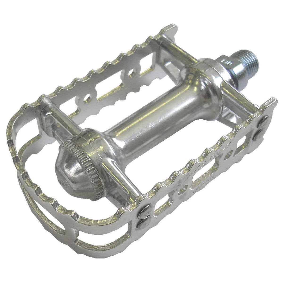 MKS BM-7 Alloy Body & Plate Pedal: SILVER 9/16" | Swinnerton Cycles