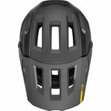 Mavic Deemax MIPS mountain bike helmet with enhanced protection and ventilation, shown from side view with adjustable straps.