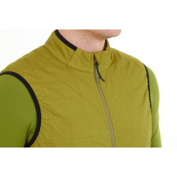 Madison Roam men's windproof packable gilet vest with Primaloft insulation, shown in a lightweight, insulated outdoor clothing style.
