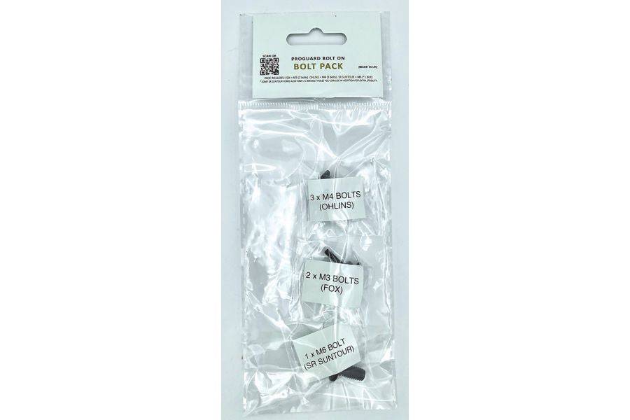 Silver Rapid Racer ProGuard bolt pack with replacement bolts for mountain bike mudguards and accessories, by RRP.