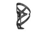 Topeak Ninja Master+ Cage X black lightweight bike water bottle cage with QuickClick mount attached to a bicycle frame