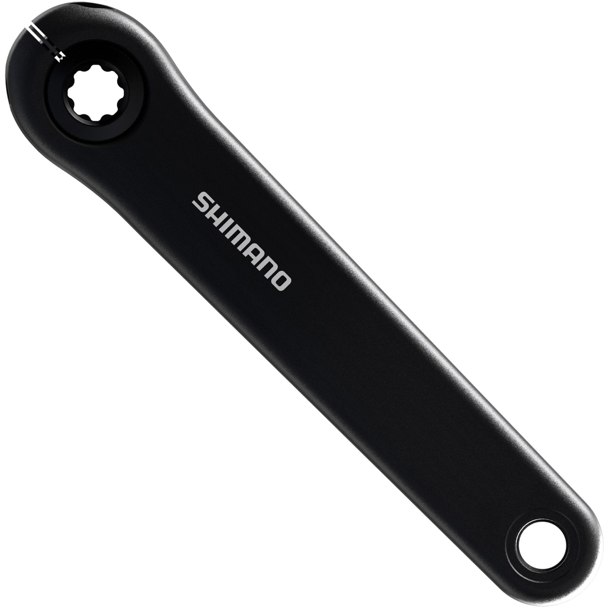 Shimano STEPS FC-EN500 170mm black e-bike crank arm set, genuine replacement components for e-bike drivetrain.