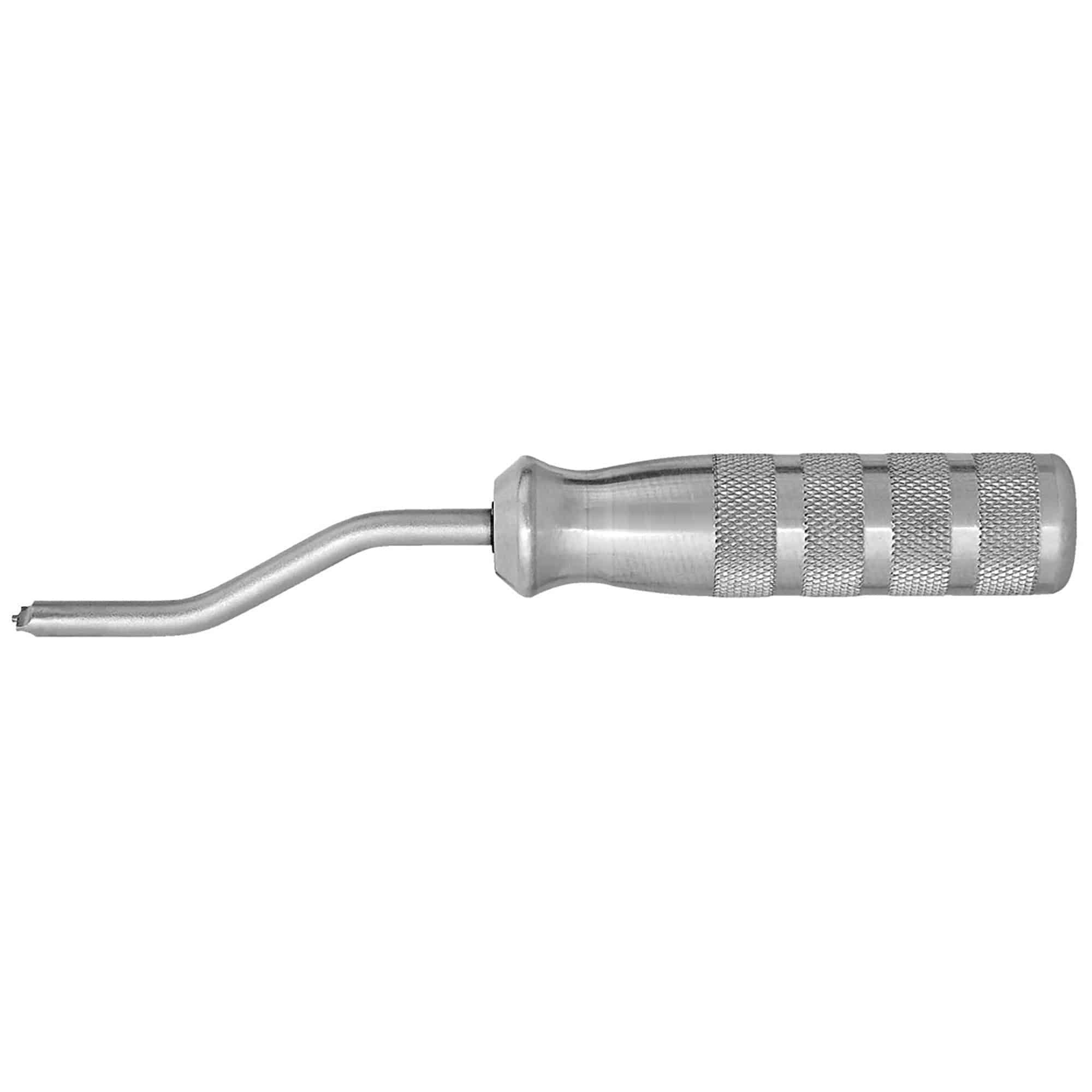 UNIOR Nipple Driver 1.2mm ergonomic spoke nipple tool for wheel building, displayed in a workshop setting.