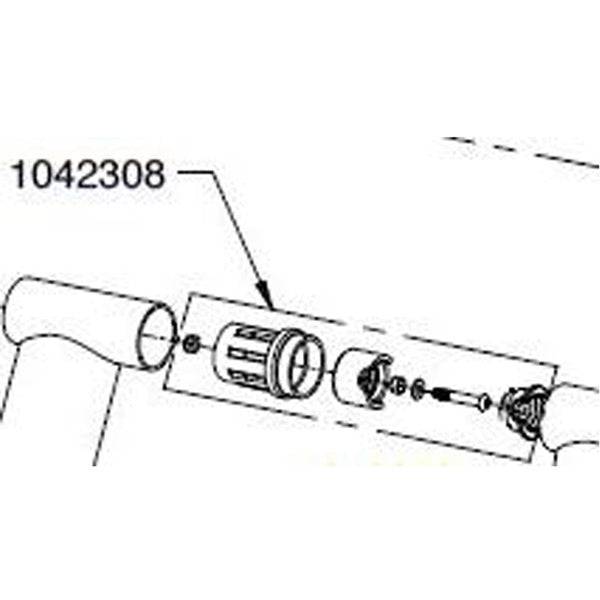 Elite L/H Bushing for Volare Crono indoor cycling trainer, replacement accessory, small black component in close-up image.