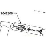 Elite L/H Bushing for Volare Crono indoor cycling trainer, replacement accessory, small black component in close-up image.