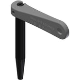 Gray DT Swiss Aero bladed spoke holder for wheel building, 0.6-0.8 mm, used as a workshop tool for precise spoke placement.
