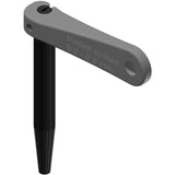 Gray DT Swiss Aero bladed spoke holder for wheel building, 0.6-0.8 mm, used as a workshop tool for precise spoke placement.