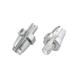 Jagwire alloy M7 adjusting barrel for bike cable tension, silver color, pack of 10, bicycle component for precise cable adjustment