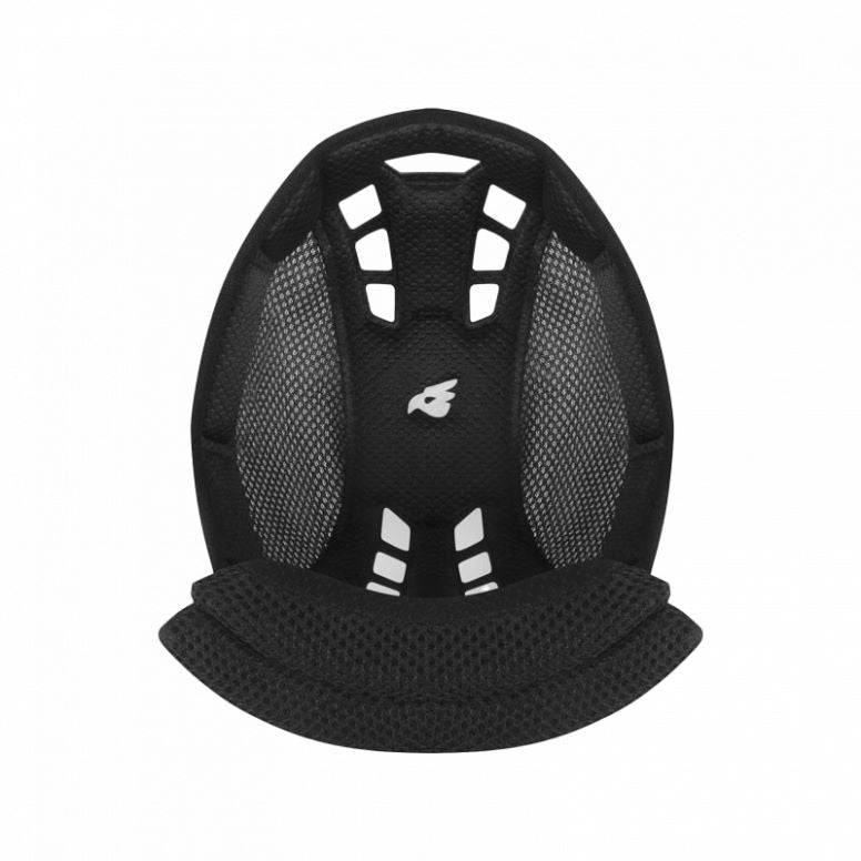 Bluegrass Carbon Comfort Liner black XS helmet replacement padding showing soft, cushioned interior for helmet comfort.