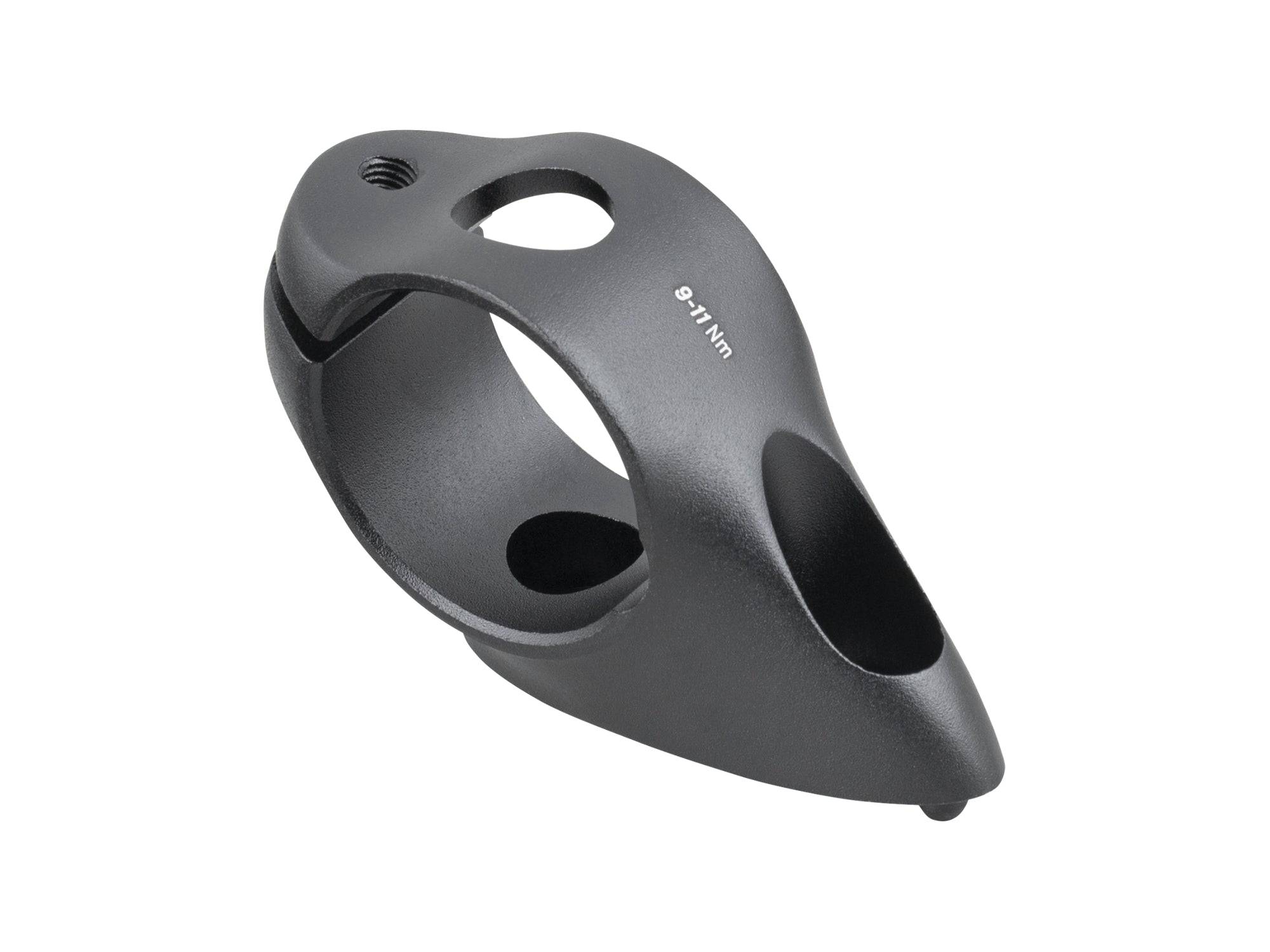 Trek Speed Concept flippable black seatpost head on a bike, adjustable component for road cycling, one size fits most.