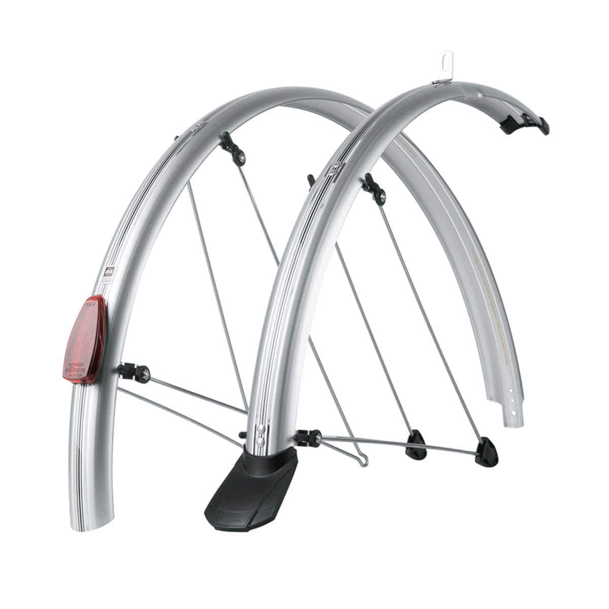SKS Mountain Guards Chromoplastics 26-inch MTB full coverage mudguard set with front and rear fenders for mountain biking.