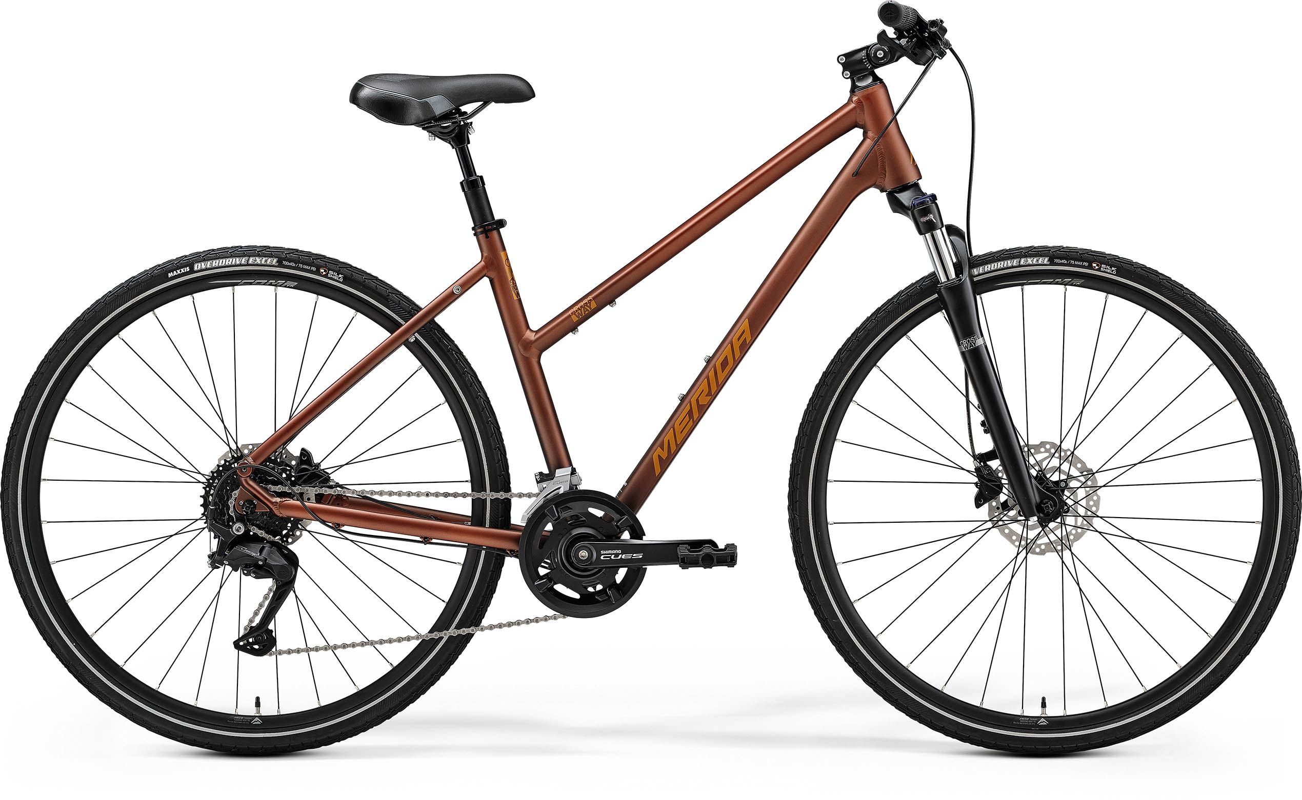 Merida Crossway 100 Women's - Bronze - MY24 Hybrid Bike | Swinnerton Cycles