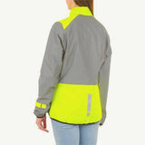 HUMP Women's Ultra Reflect Waterproof Cycling Jacket, lightweight and breathable, shown in a packable, weather-resistant design.