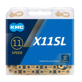 Kmc X11Sl Ti-N Gold/Black 118L Chain | Swinnerton Cycles